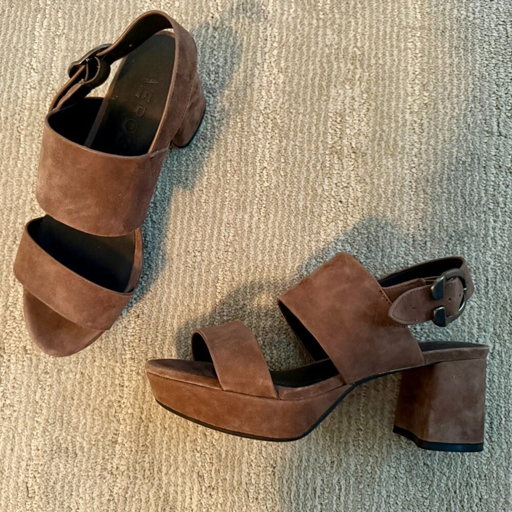 Aerosole suede platform sandals | Never worn!